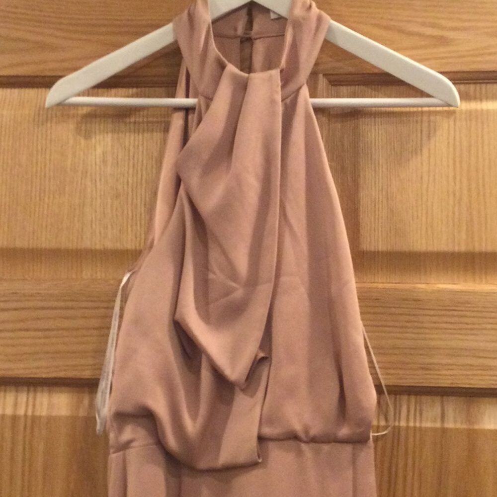Camila and Mark Petal Senna -Neck Evening Gown - Picture 6 of 13